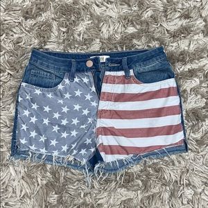 American flag shorts